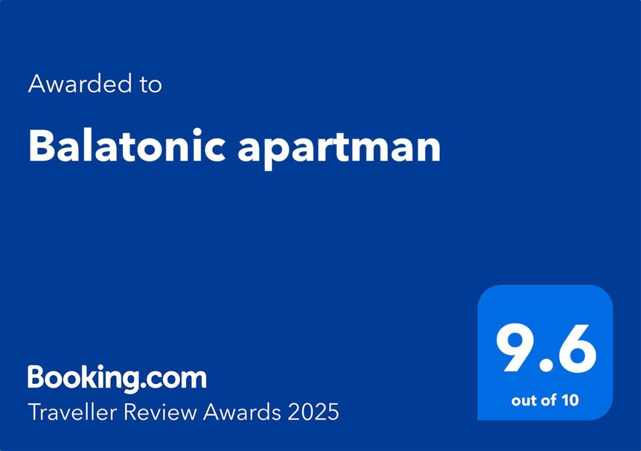 Balatonic Apartman Zamárdi Exterior foto